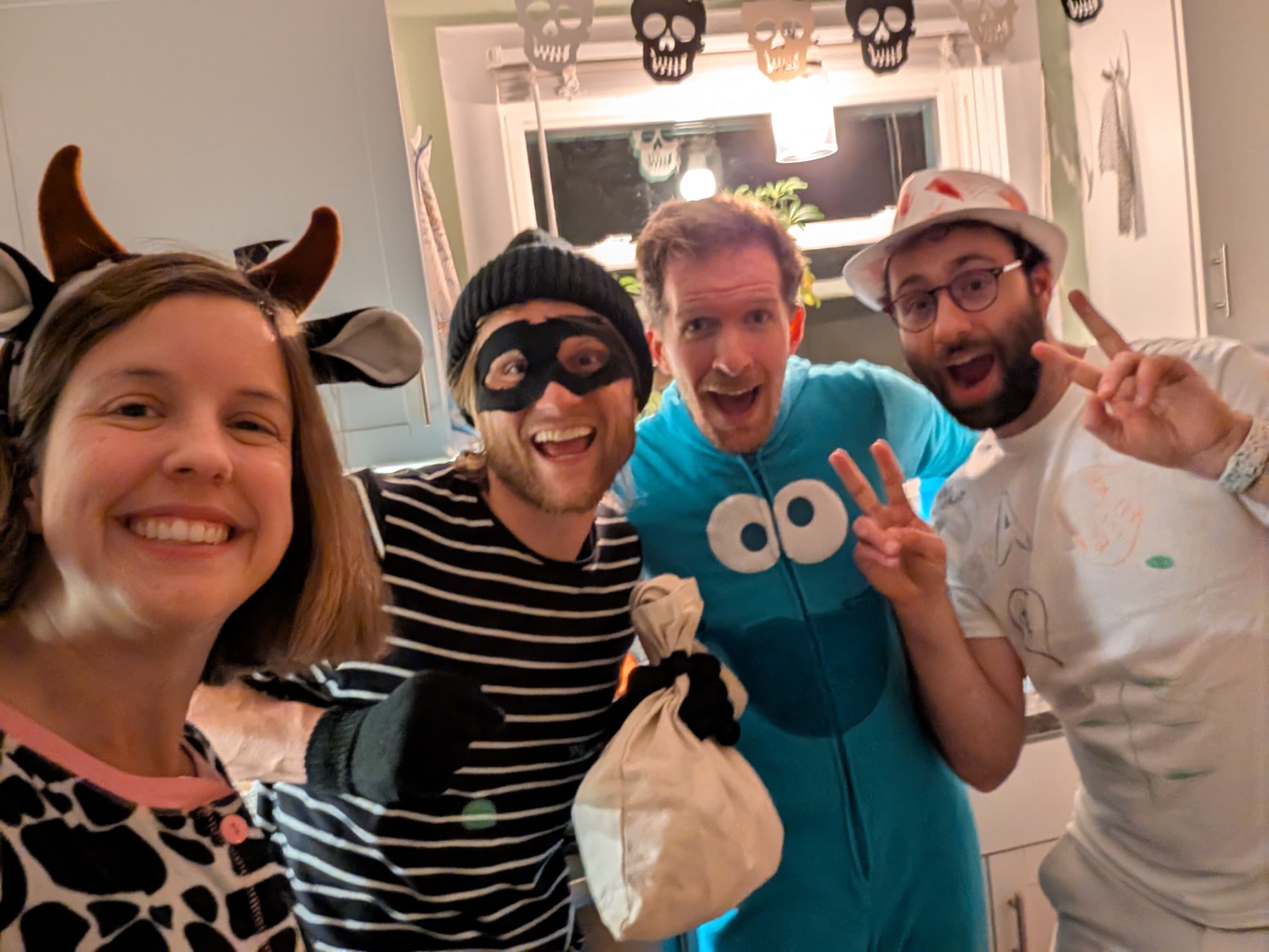 Quartet at Halloween